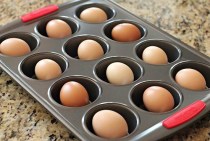 oeufs cuit au four